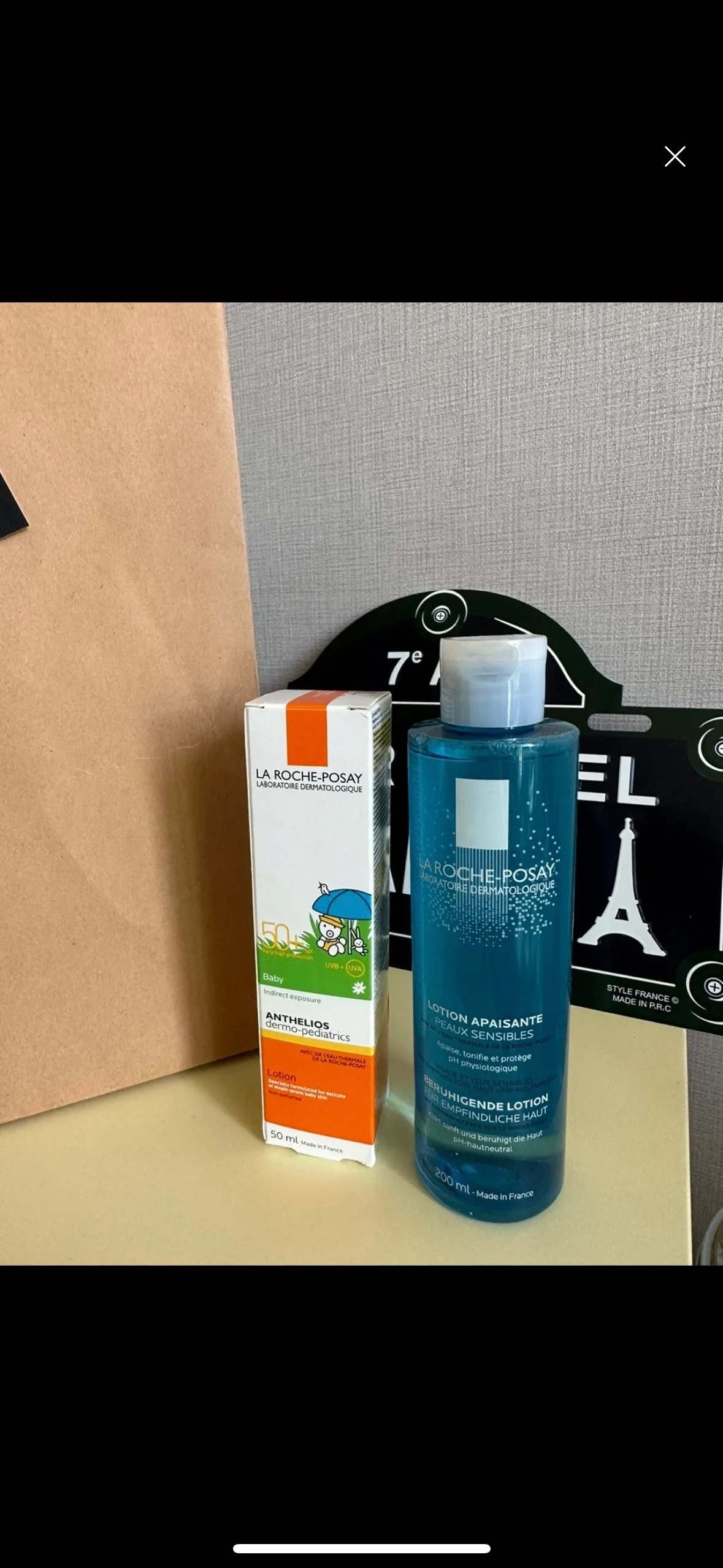 라로슈포제 순한선크림(아기도가능)프랑스 파리 약국 구매