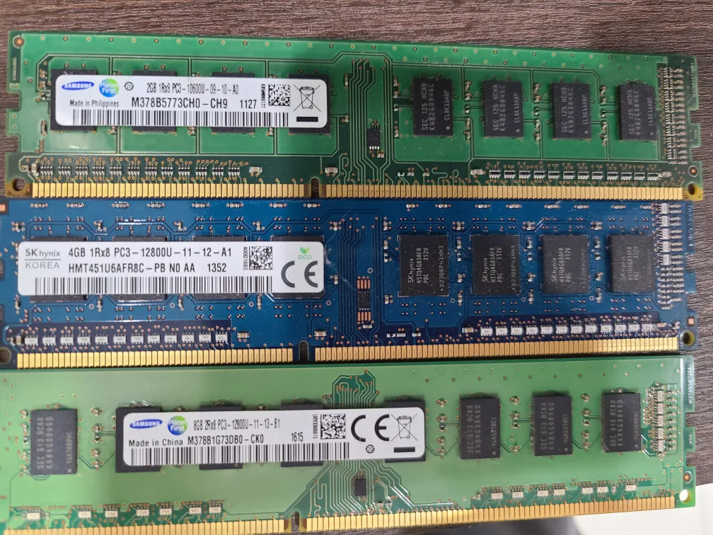 DDR3 중고 램 팝니다(2기가, 4기가)