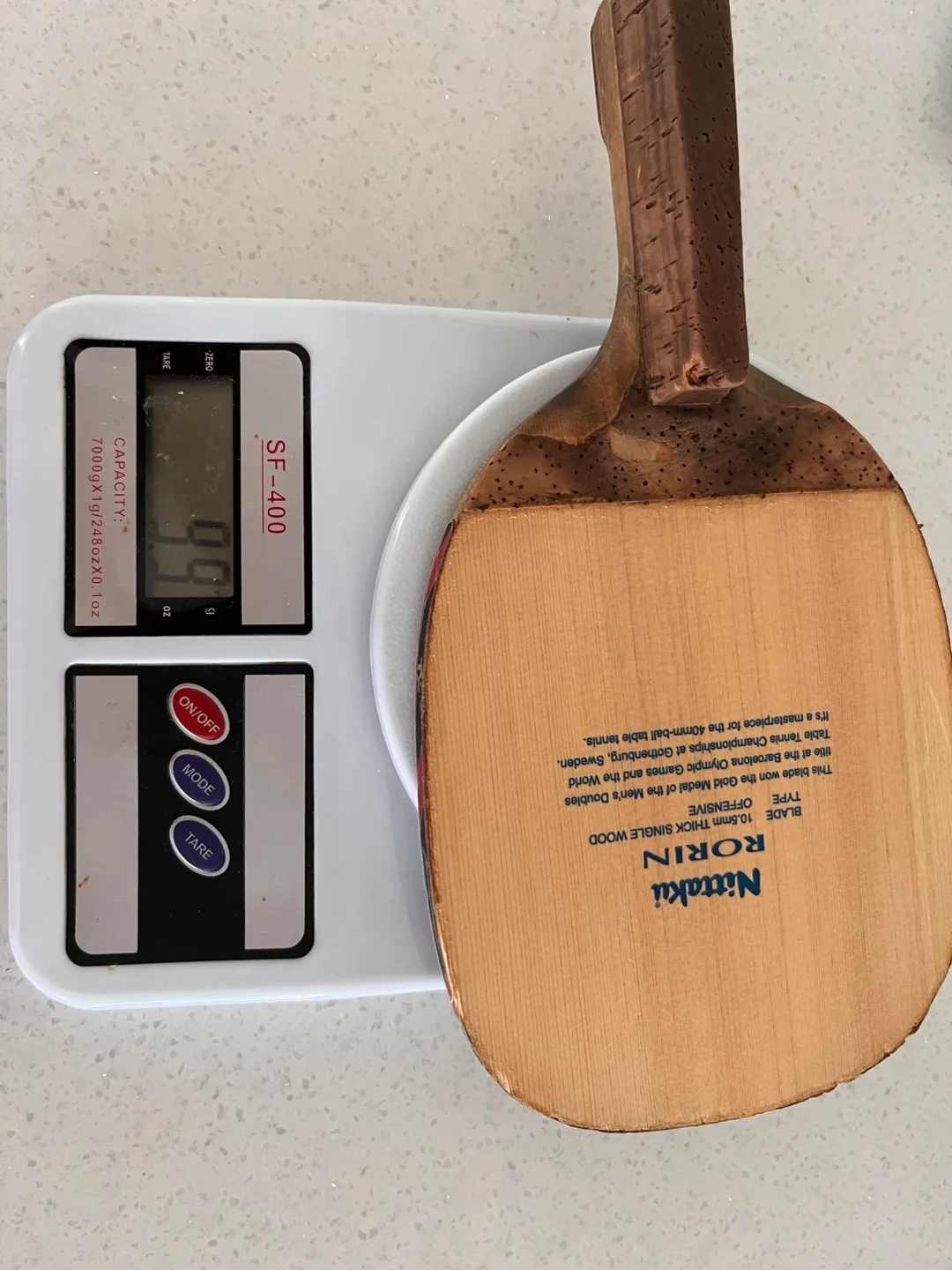 중고 펜홀더 니타쿠 로린3 99그람 팝니다