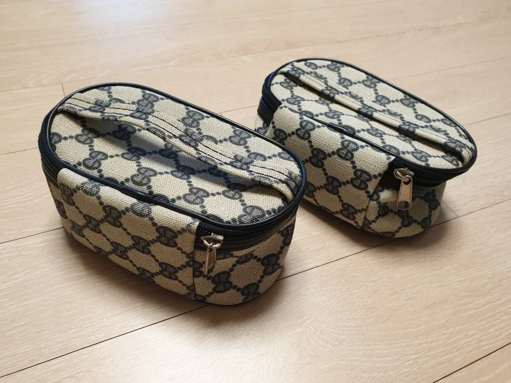 👝[새상품 + 중고] 손잡이 화장품 파우치 2개 몽땅