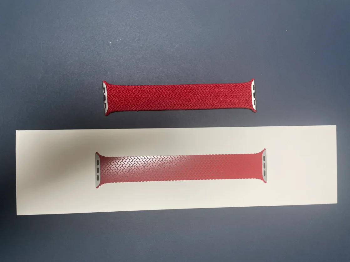 애플 워치 44mm 브레이드 솔로 루프 중고 정품 사이즈 5