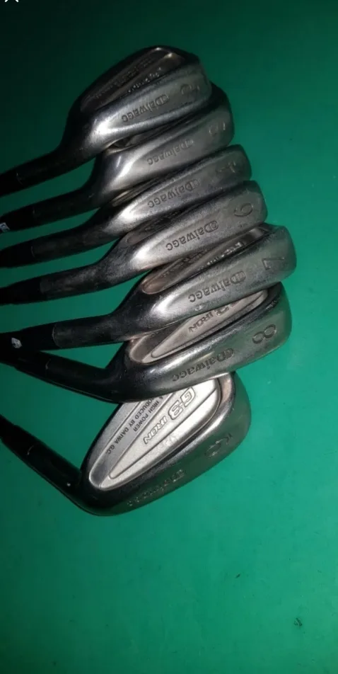 중고아이언세트입니다 5번아이언이 없습니다