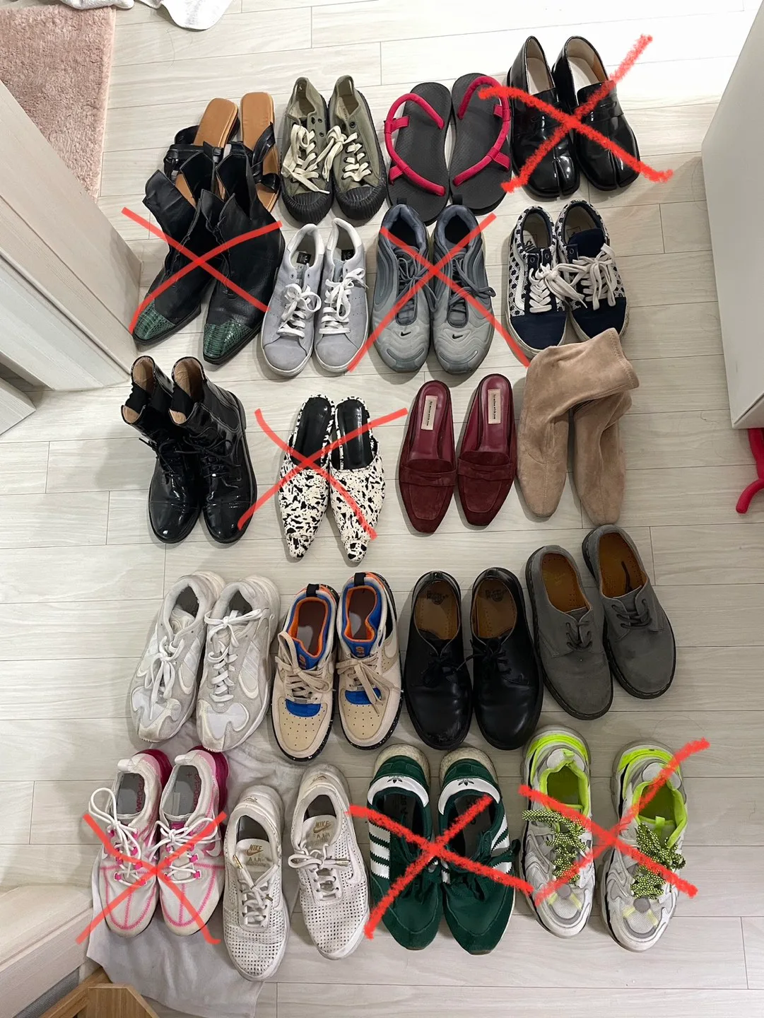 (엄청난) 신발장 정리 235~260