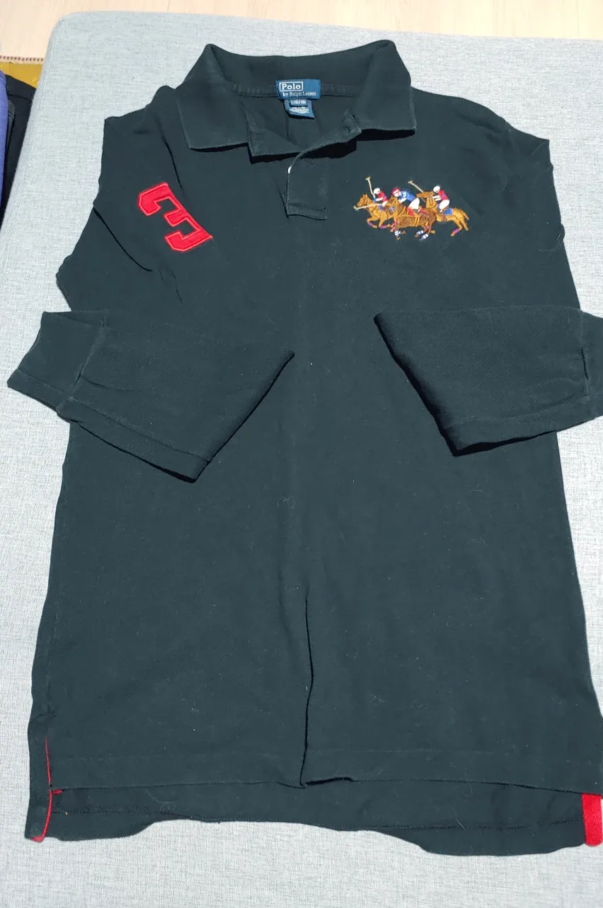 폴로랄프로렌   검정 티 L