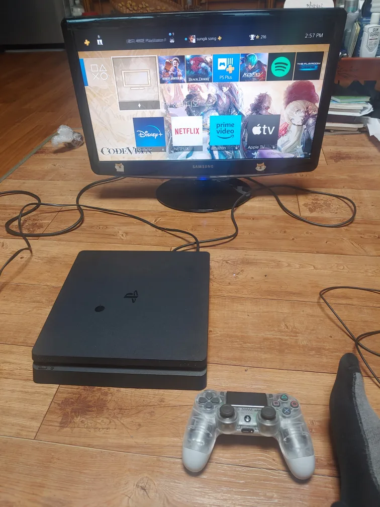 플스4 슬림 1테라 팝니다