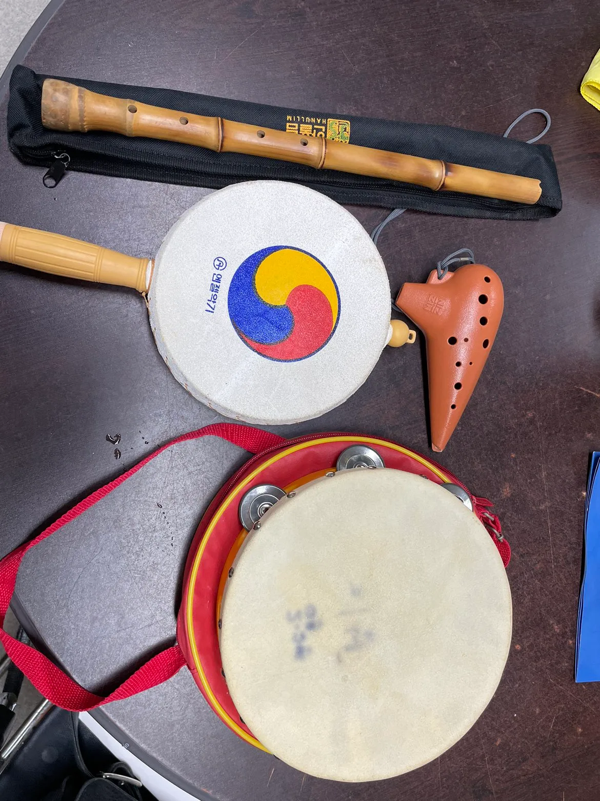 텐버린 소고 오카리나 피리 중고 4종 판매합니다