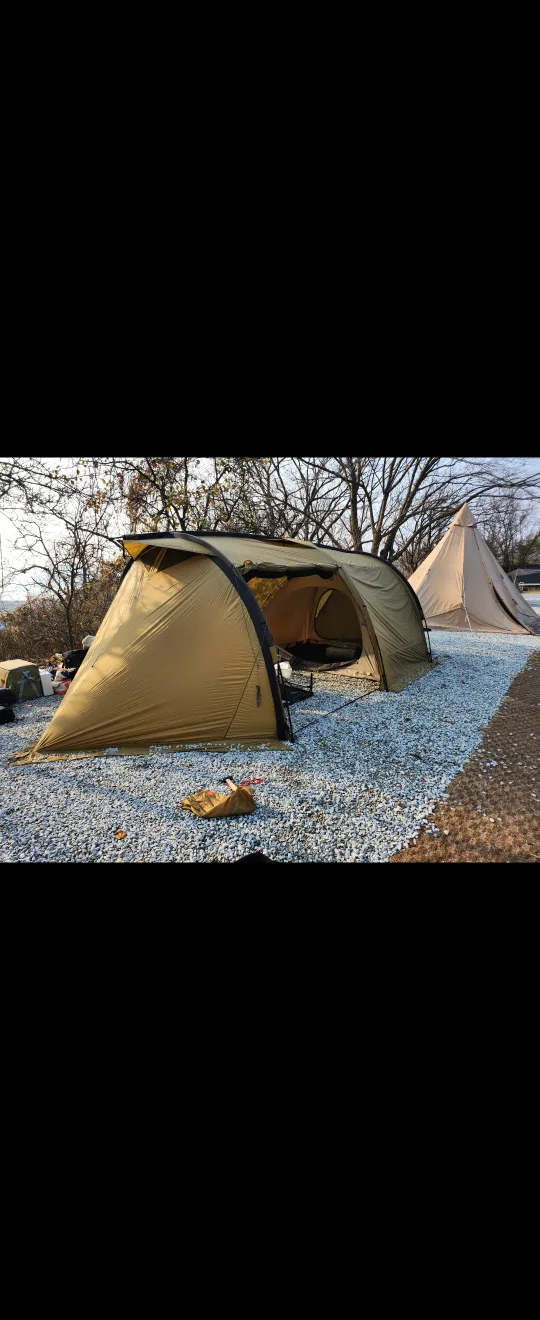 미니멀웍스 브이하우스L 탄컬러 캠핑 텐트