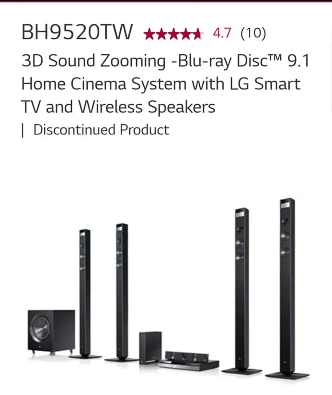LG BH9520TW 3D BL... | 당근 중고거래