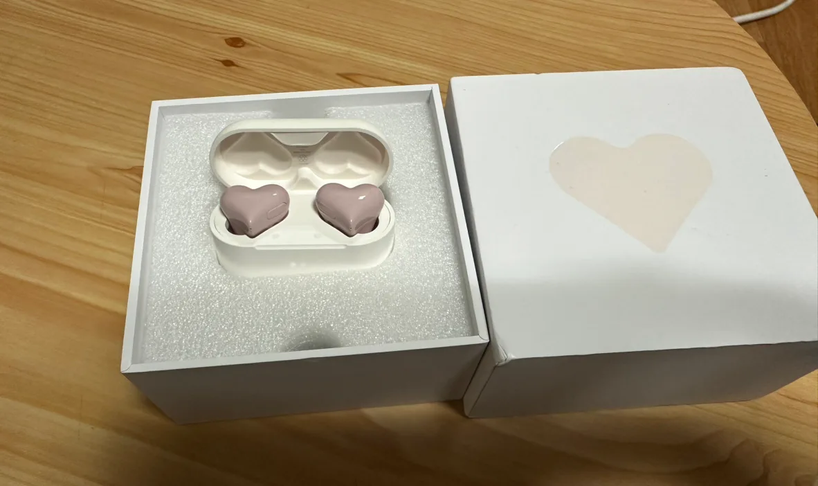 하트 모양 블루투스 이어폰