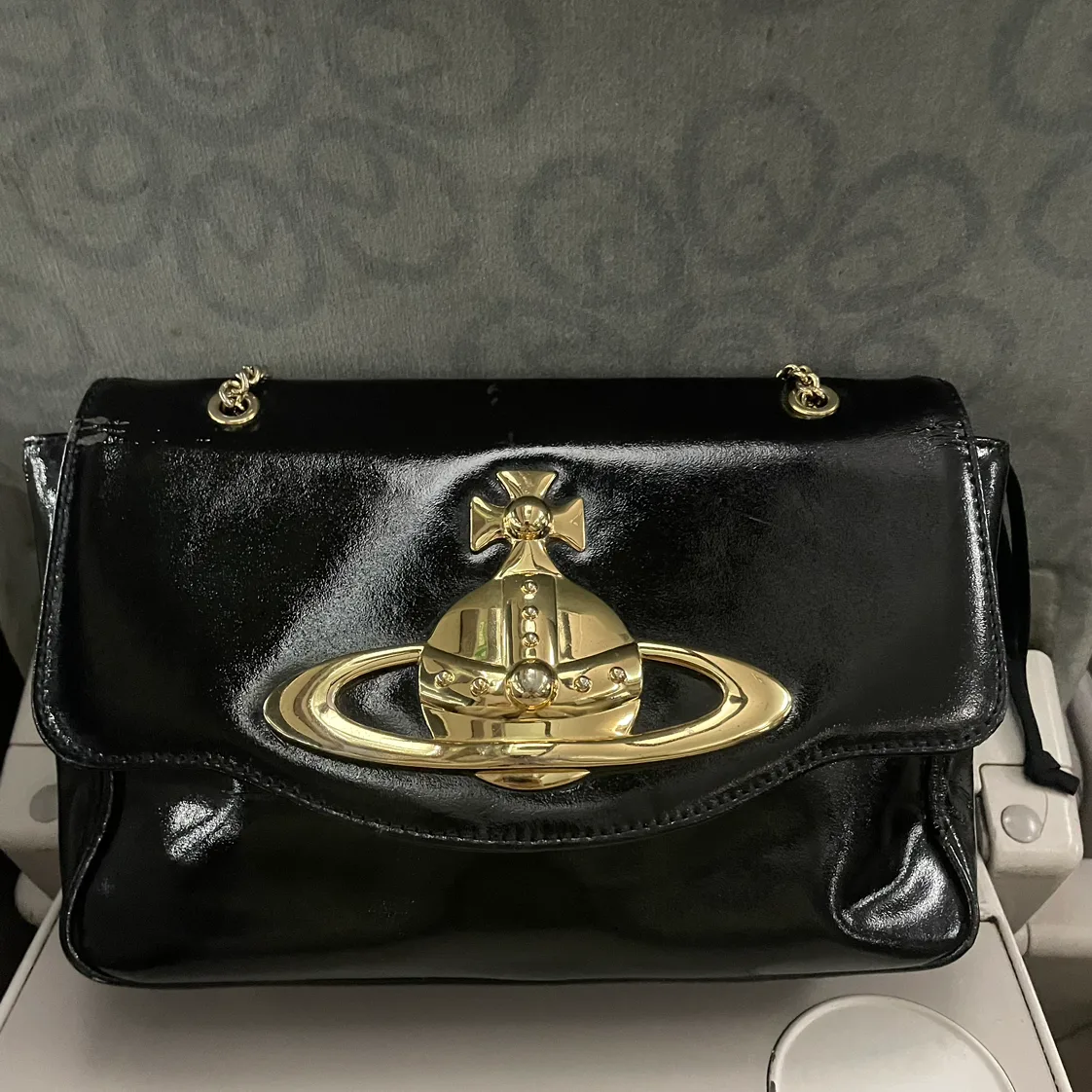 비비안웨스트우드 빅orb  투웨이 체인백