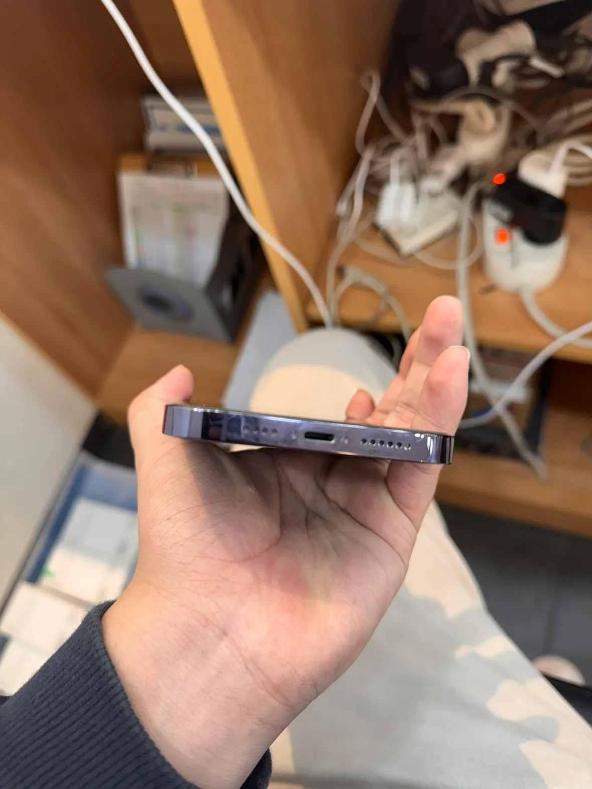 아이폰 14 프로맥스 딥퍼플 128기가 중고폰 팔아요