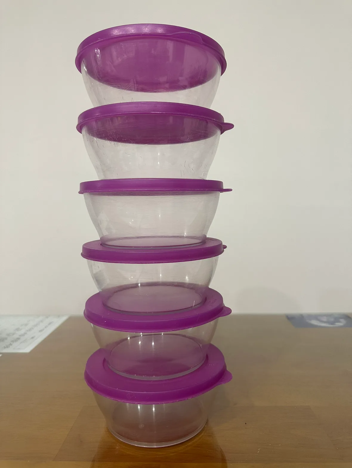 타파웨어 크리스탈 반찬통 중고