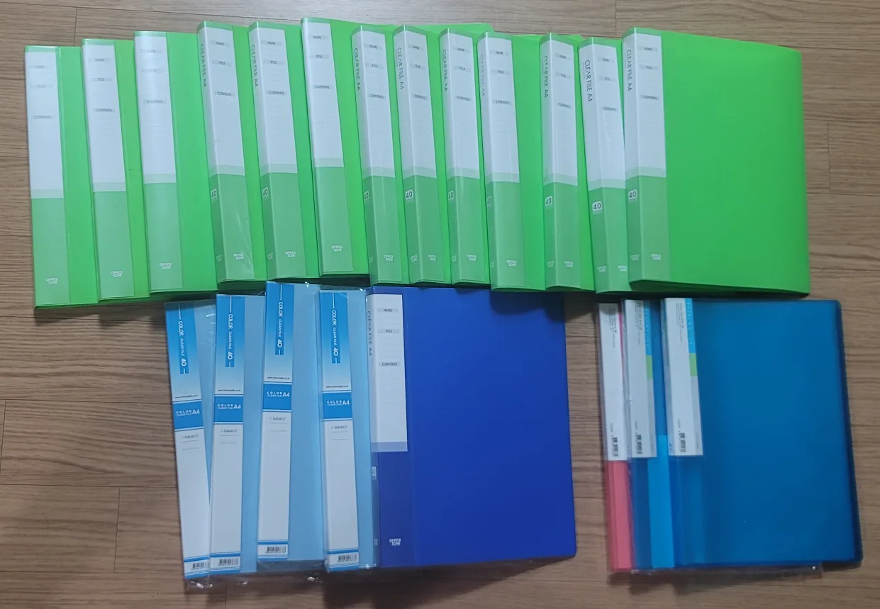 클리어파일 새거 & 중고 팔아요!