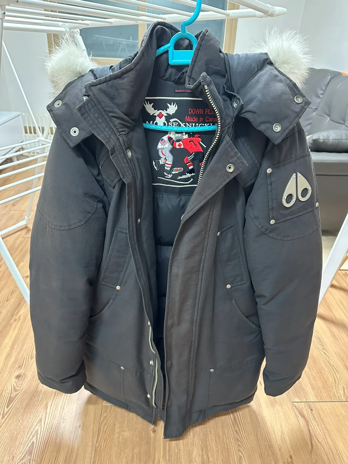 무스너클 패딩 가져가세용