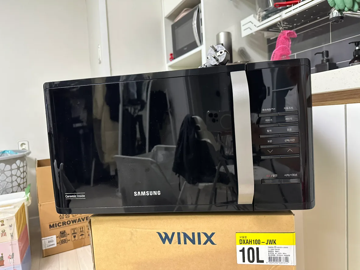 중고 삼성 전자레인지 MS23K3523AK