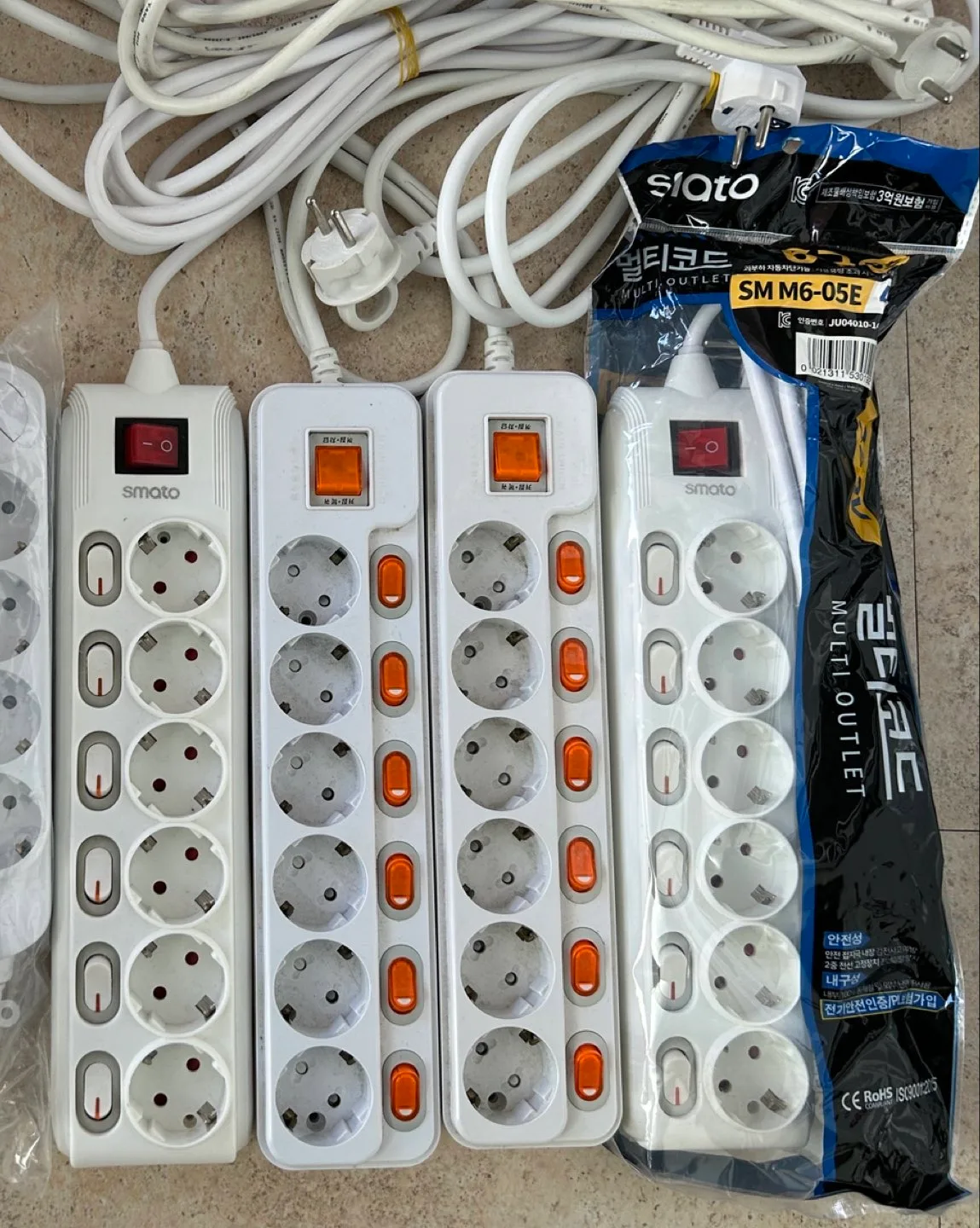 멀티탭 6구 새제품 & 중고제품