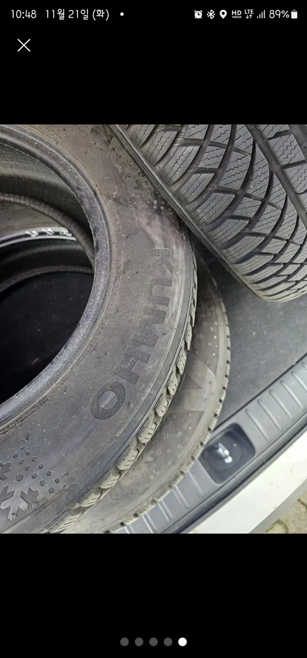 금호 스노우타이어 205 65R 16(중고) 4짝  팝니다