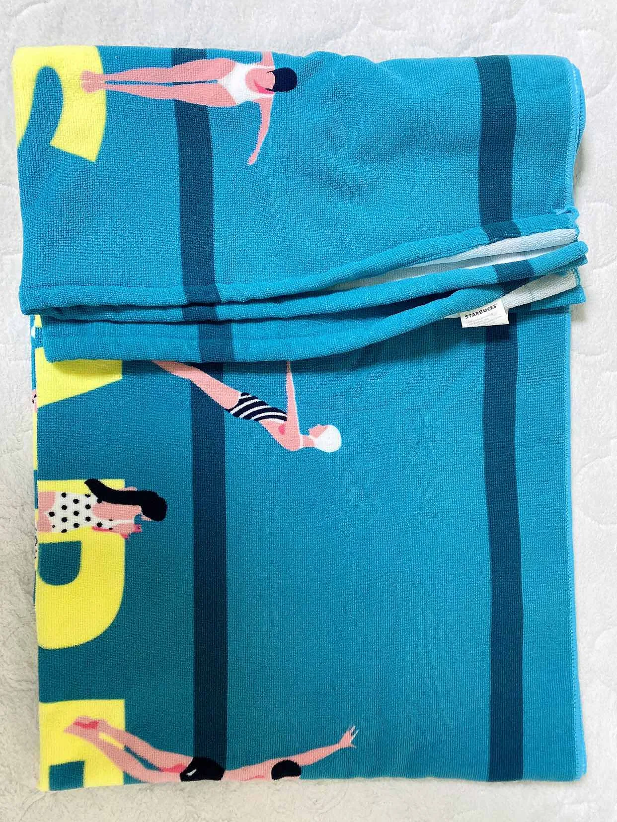 스타벅스 정품 비치타올 비치타월