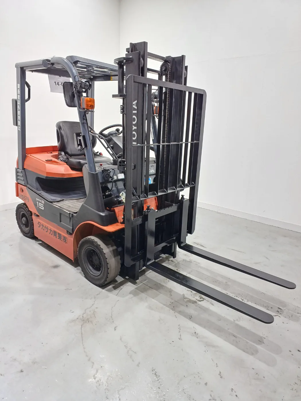 [중고지게차] 14-05 전동지게차 도요타 8FBL15 좌승식