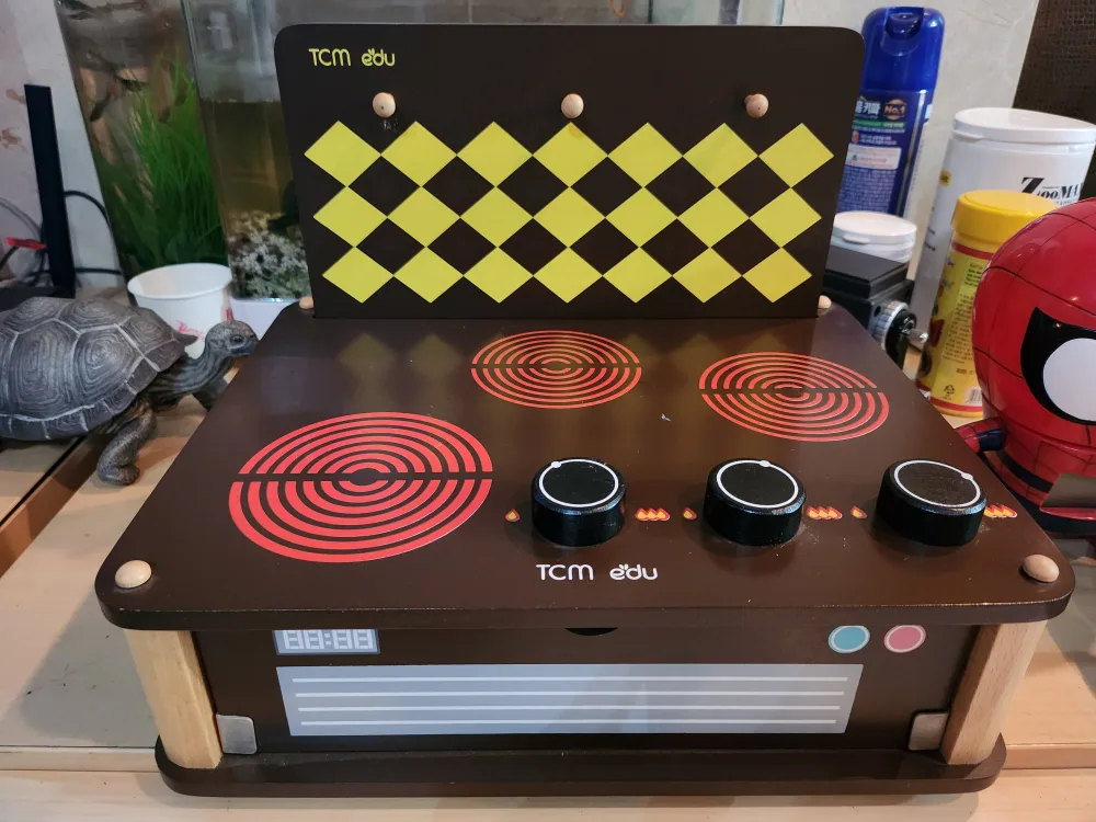 원목 주방놀이 인덕션  / 중고