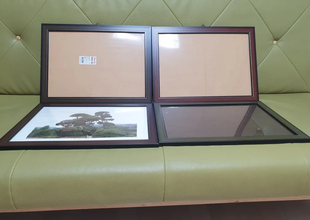 (중고)대형 액자 상장 액자 4개