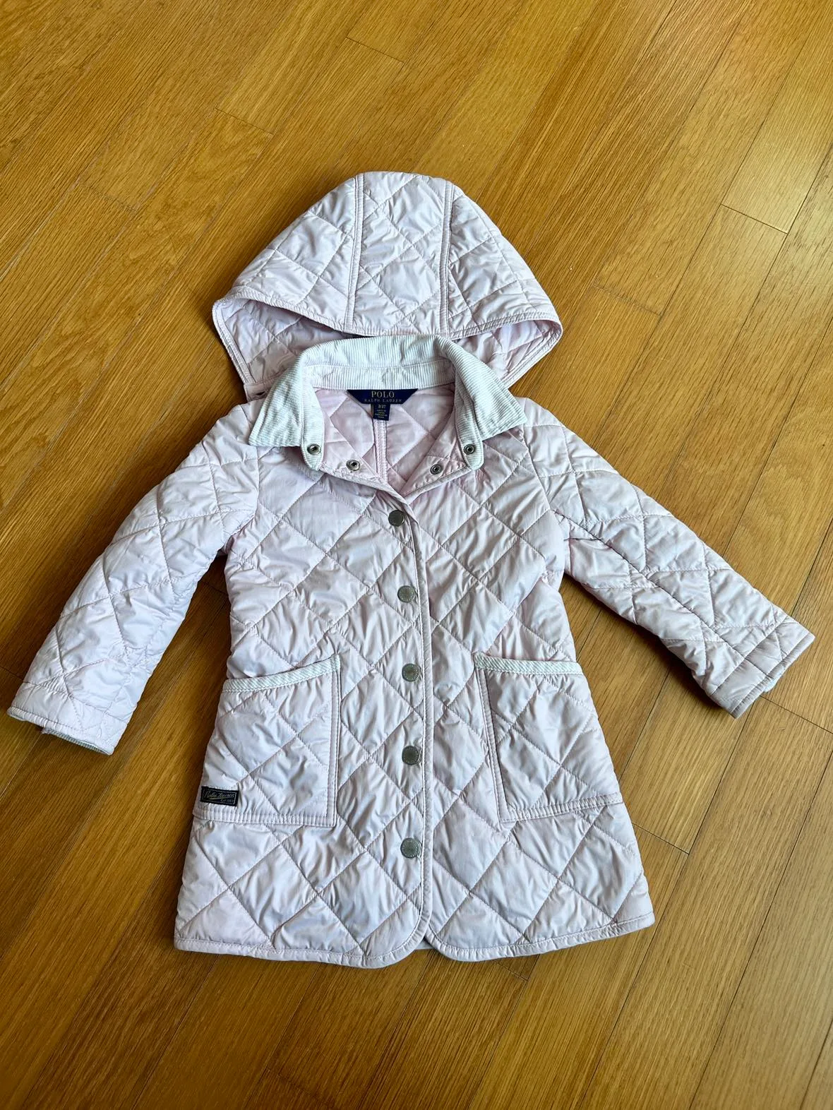 중고) 폴로 여아 얇은 패딩 (유아 경량패딩) 폴로키즈