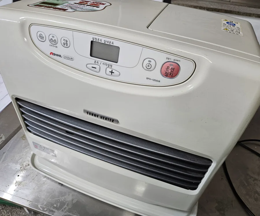 캠핑/윗풍센 전원주택용 신일 팬히터 1200 중고