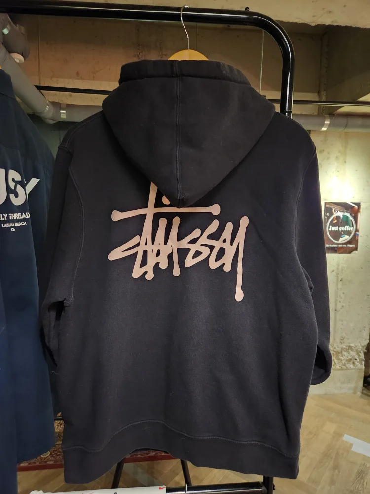 스투시 후드 정품 중고 (검/핑 M사이즈)