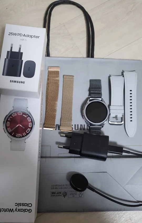 갤럭시워치 6 클래식 43 16gb 블루투스 중고