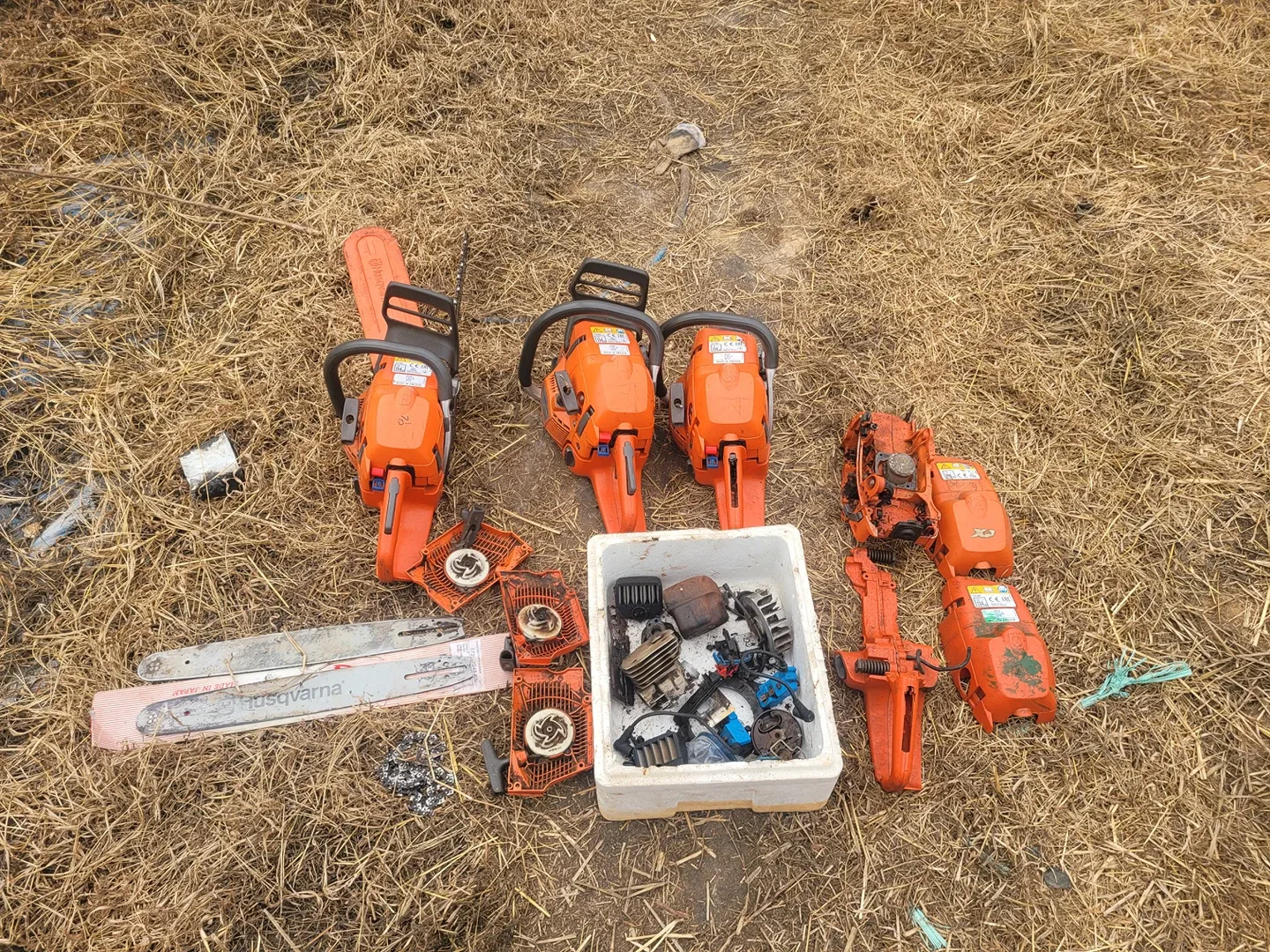 허스크바나 346xp 엔진톱 중고 판매합니다