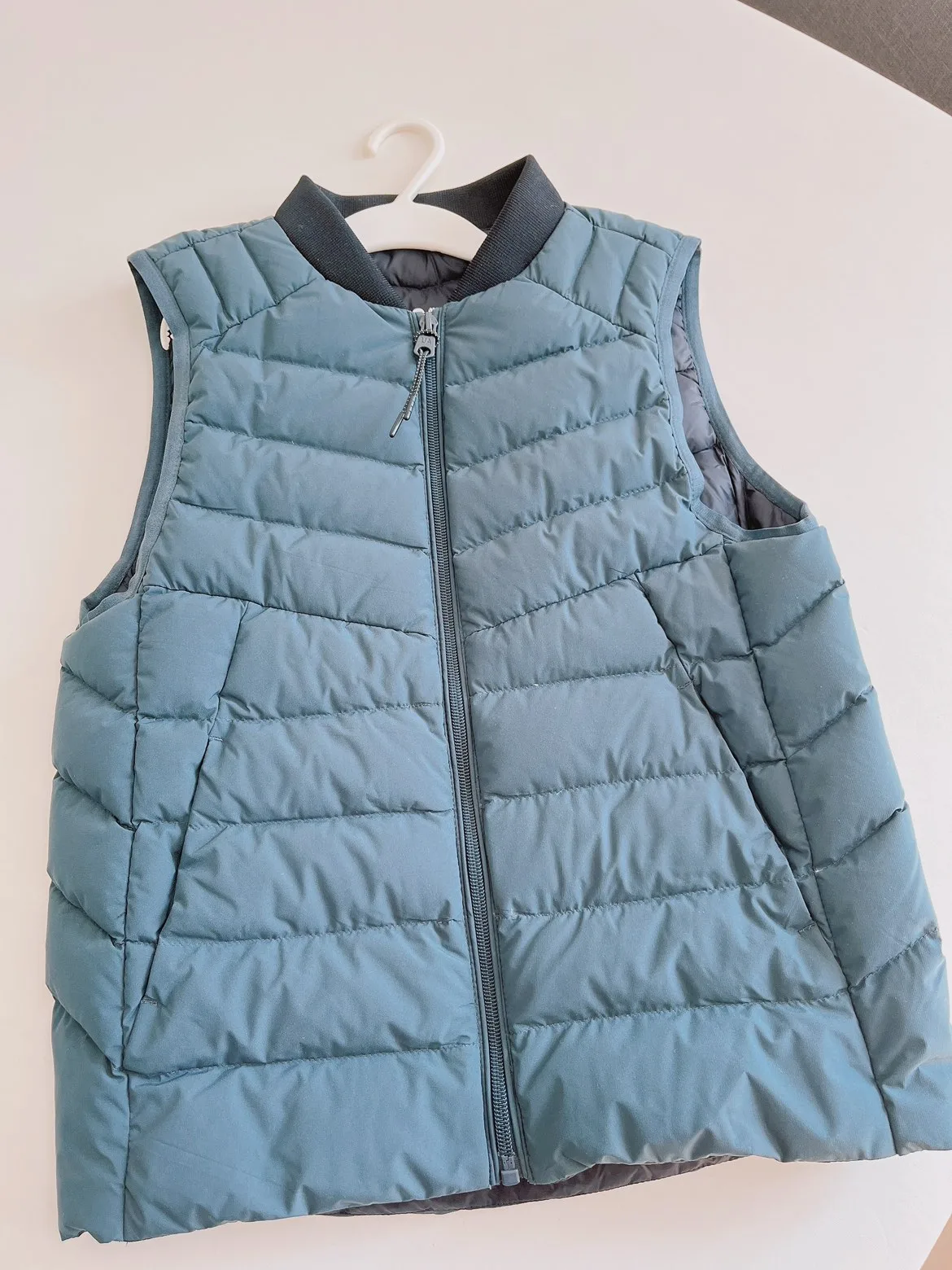 오리털패딩조끼140