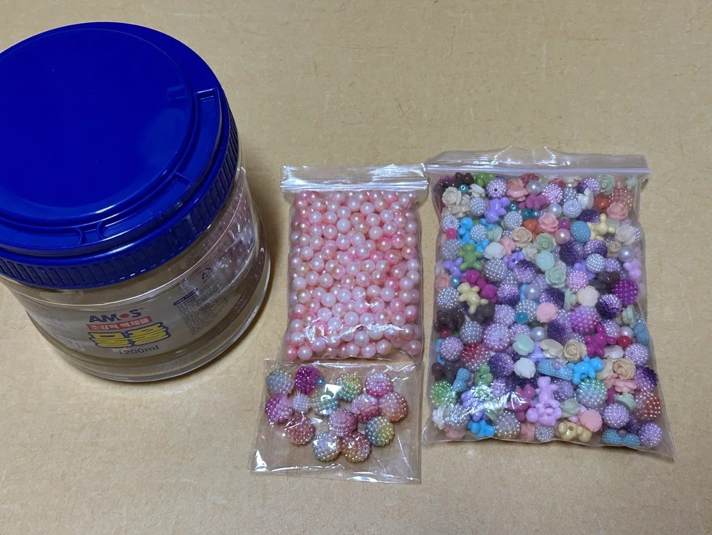 슬라임 만들기 재료 비즈 등 중고