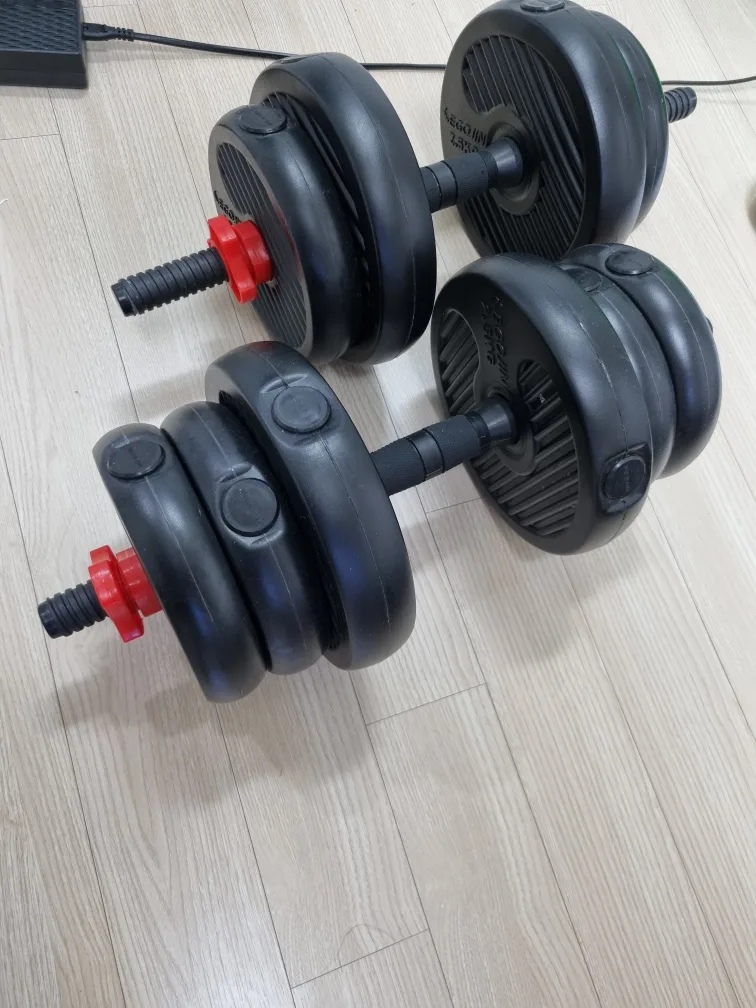 중고 덤벨 팔아요, 총중량 20kg
