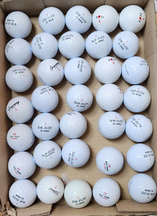 중고 골프공 70개