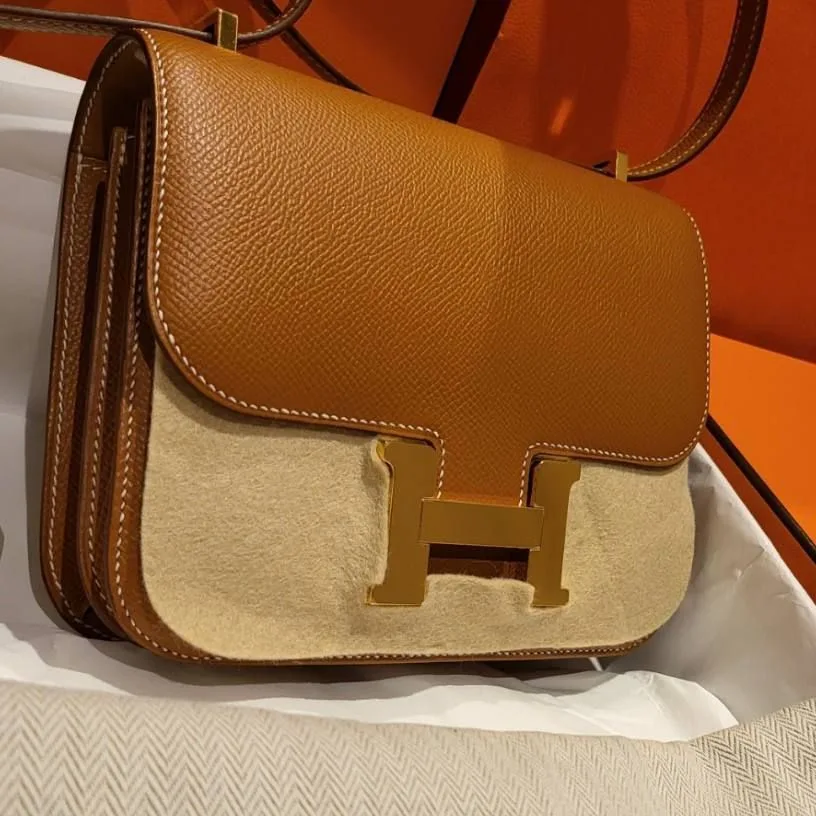에르메스 콘스탄스 미니 tpm 최신 b각인 골드ㆍ골드 거울 새상품