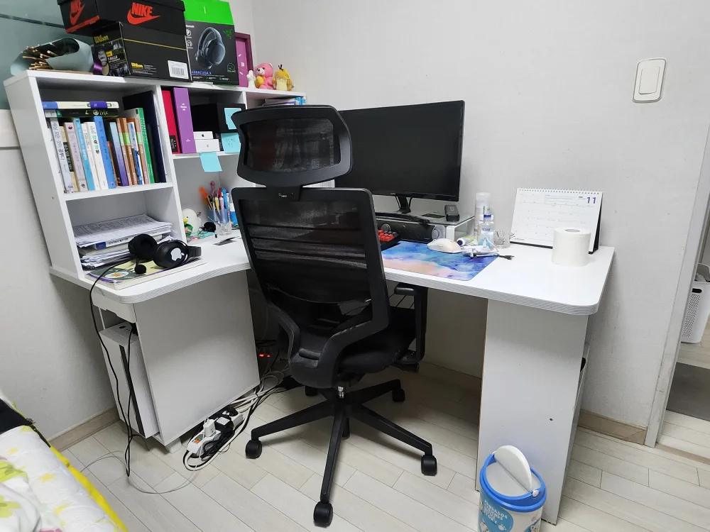 중고등학생용 화이트 책상