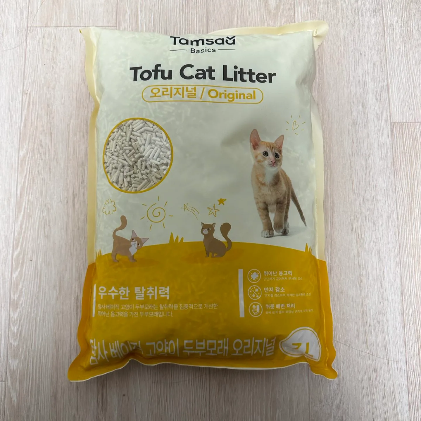 탐사 베이직 고양이 두부모래 오리지널(5봉지)