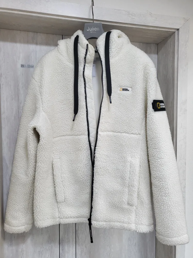 내셔널지오그래픽 후리스 후드집업 M 95 사이즈 공용