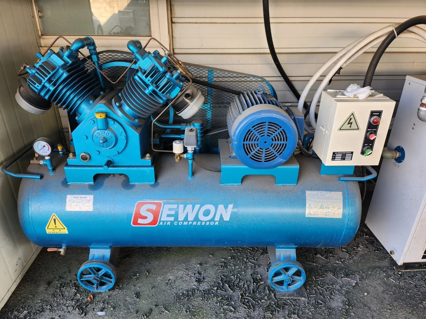 콤프레샤 10마력 중고 드라이기 포함 150만원 판매합니다