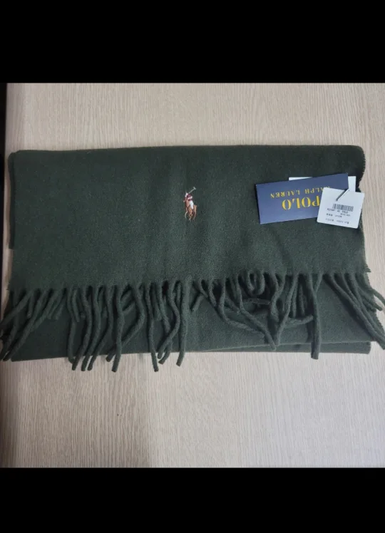 택있는 새상품) 폴로 랄프로렌 이태리 버진울100% 머플러