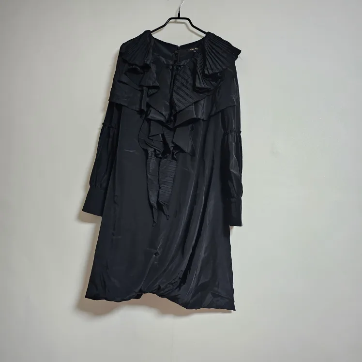 중고 여성 프릴 원피스