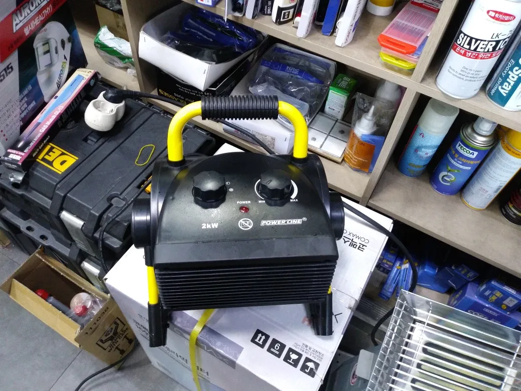 ptc팬히터 2kw(중고품)