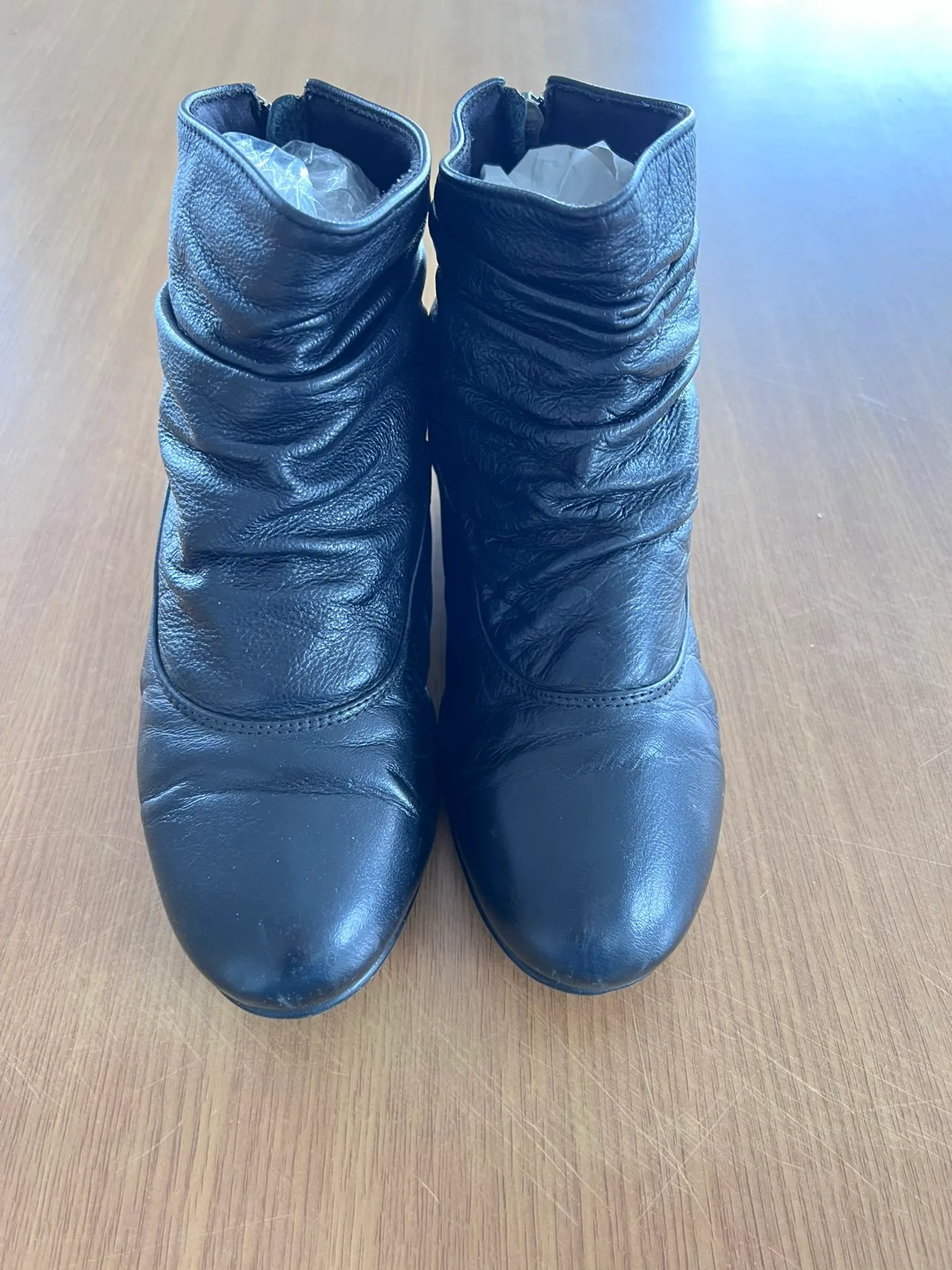 중고 여성가죽부츠 팔아요(235)