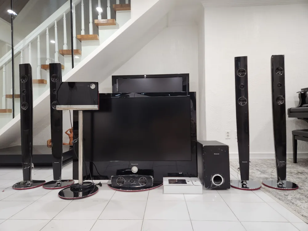 LG XCANVAS TV 및 홈시어터 풀 세트