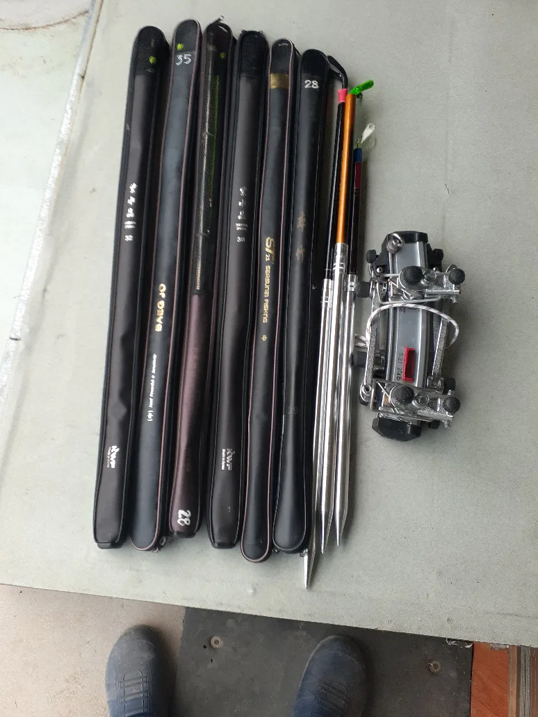 중고낚시대입니다