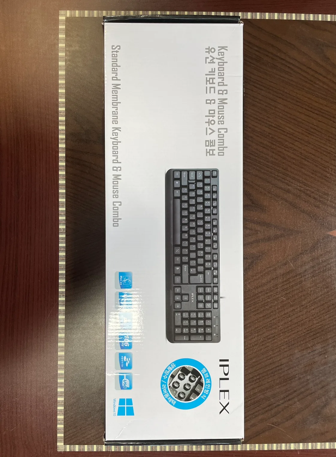 [새제품] 유선 키보드 마우스와 패드