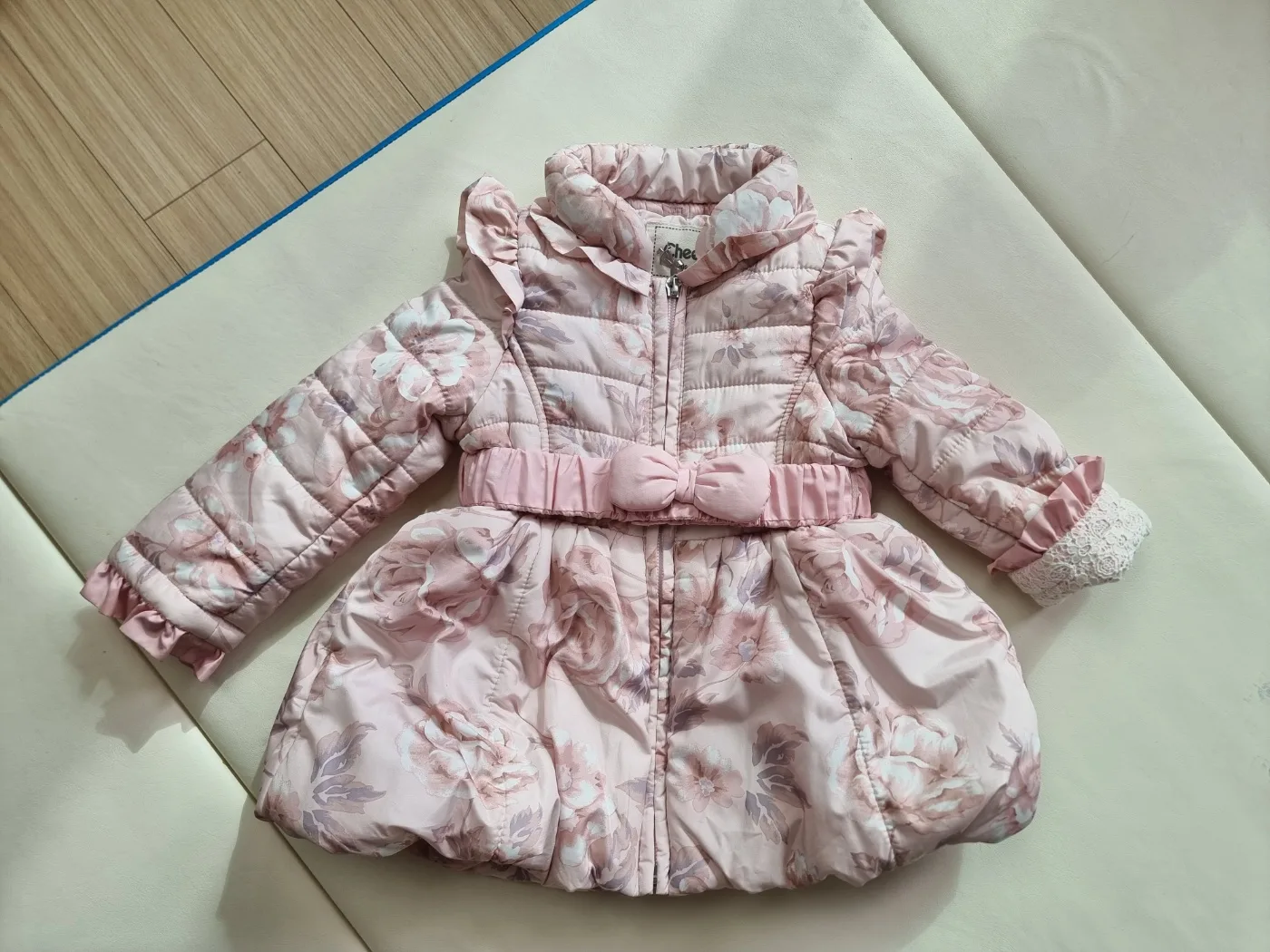 치크 여아패딩 90