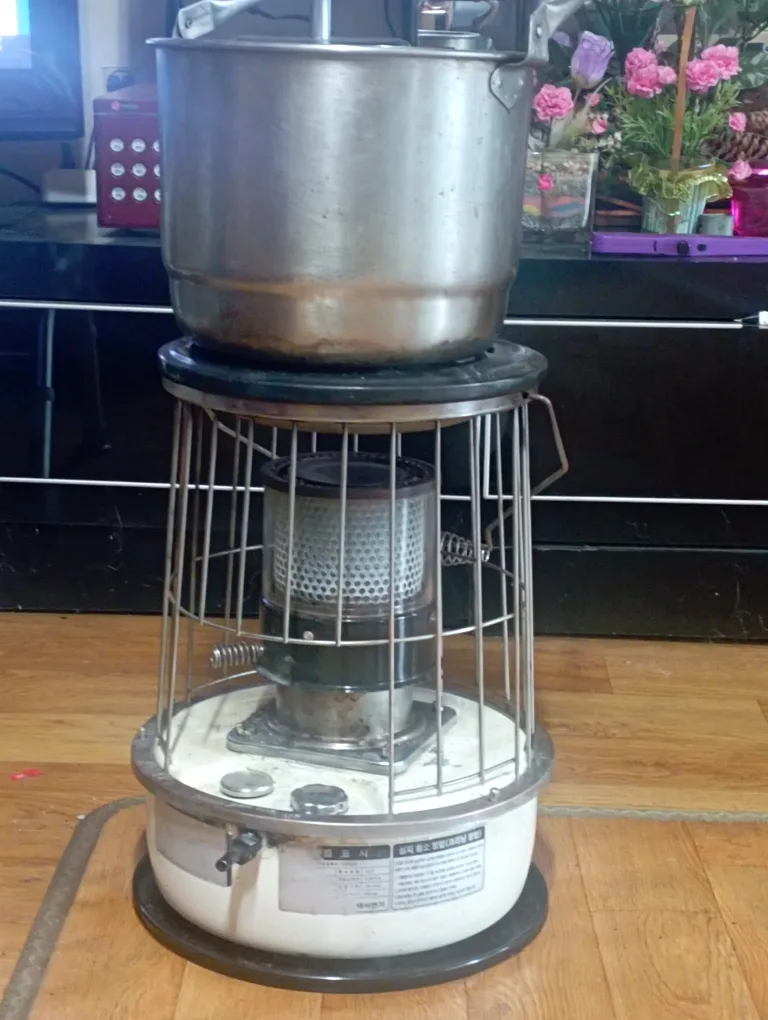 난로,그리고기름!