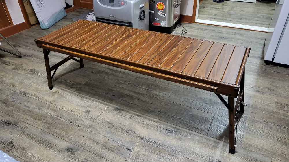 캠핑용 몬테라  우디 테이블 L 중고