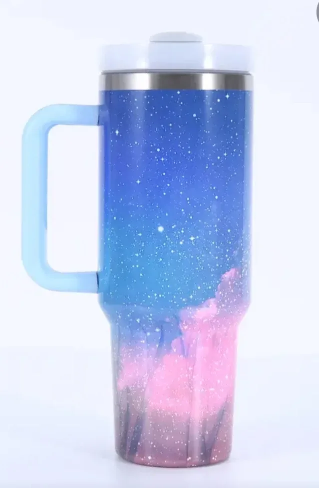 손잡이 있는 새!!(중고X) 텀블러 팝니다~